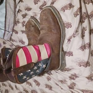 Durango steel toe work  boots size 11.5 color brown